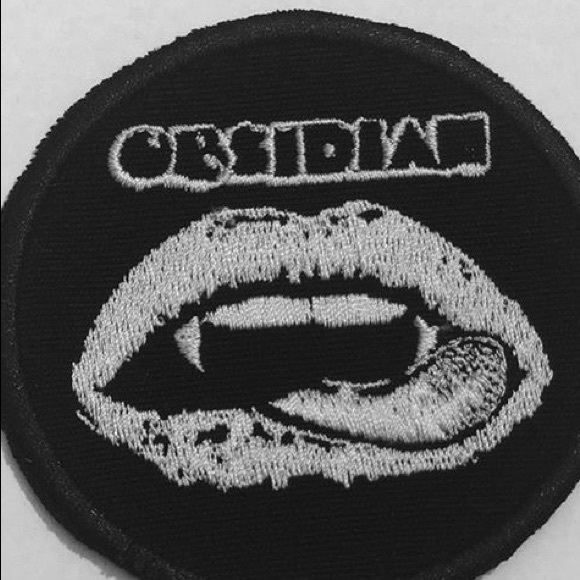 Vampire fangs patch from band OBSIDIAN - Picture 4 of 10